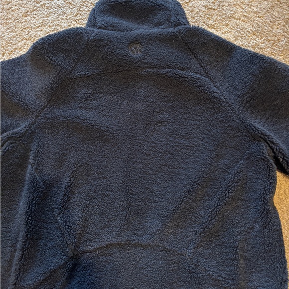 Lululemon Scuba Black Fleece Quarter Zip Hoodie Size M/L - Picture 6 of 6